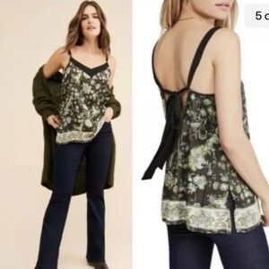 Free People Babydoll Y2K 90’s Floral  Boho 
Top Size XS
